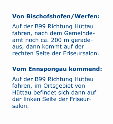 anfahrt